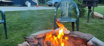 Enjoy a little bit of country living in this park model two bedroom trailer home