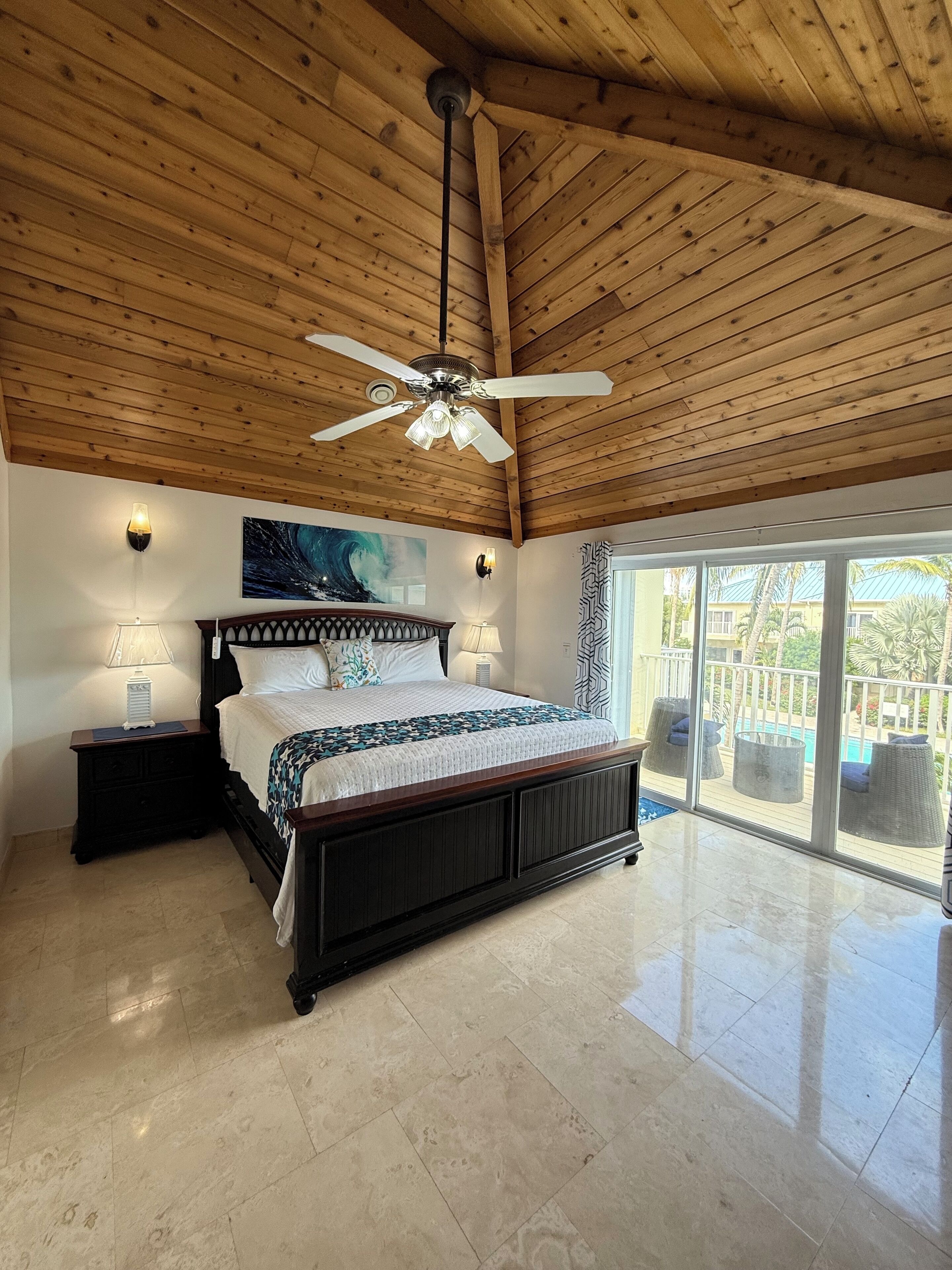 2 bedrooms, in-room safe, iron/ironing board, travel cot