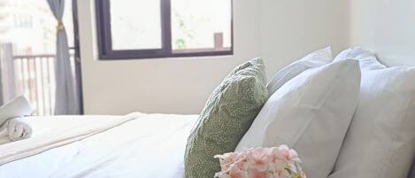 1 habitación, wifi y ropa de cama