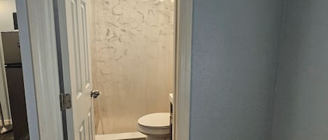 Towels, soap, toilet paper