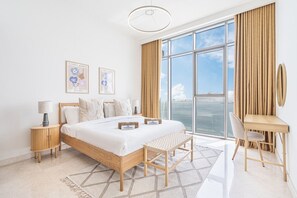 Iron/ironing board, free WiFi, bed sheets - Anwa by Omniyat, 1503 | 1BR (Dubai Maritime City)