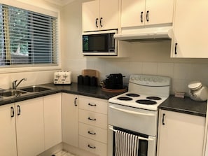 Microwave, oven, stovetop