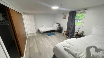 2 dormitorios, tabla de planchar con plancha, wifi y ropa de cama