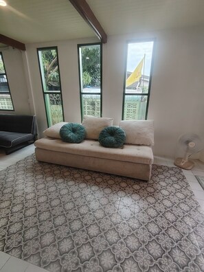 Casa de campo clássica, vista para o rio