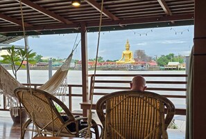 Classic Cottage, River View | Terrace/patio - Sabai Sabai House Koh Kret (Pak Kret)