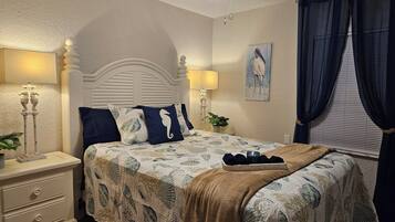 2 bedrooms, desk, iron/ironing board, free WiFi