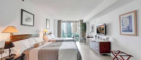 1 bedroom, desk, iron/ironing board, free WiFi