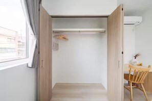 Blackout drapes, iron/ironing board, free WiFi