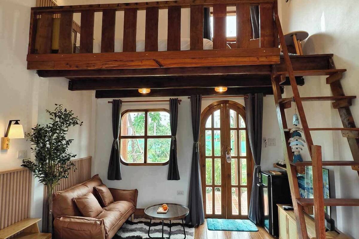 บ้านพักเอ็กซ์คลูซีฟ, วิวสวน | โต๊ะทำงาน, Wi-Fi ฟรี