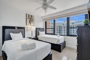 2 bedrooms, iron/ironing board, travel cot, free WiFi