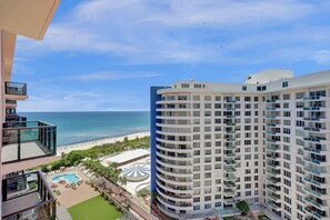 Exterior - Modern Beach Retreat | 2BR/2BA + Pools, Sauna, Gym | Oceanfront Building 1615 (Miami Beach)