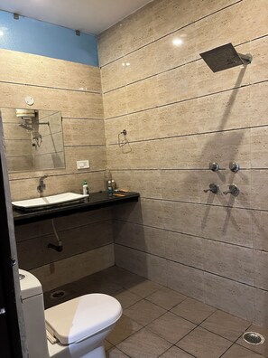 Deluxe Room | Bathroom | Shower, towels, soap, shampoo