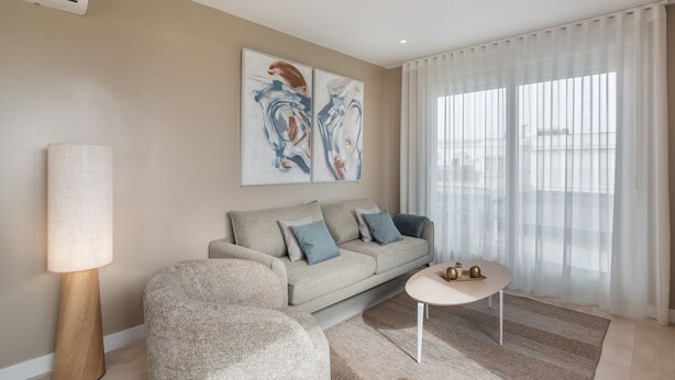 Living area - Apartment Next to the Marina (Ayamonte)