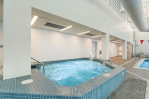 Indoor pool, a heated pool