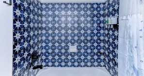 Hair dryer, towels