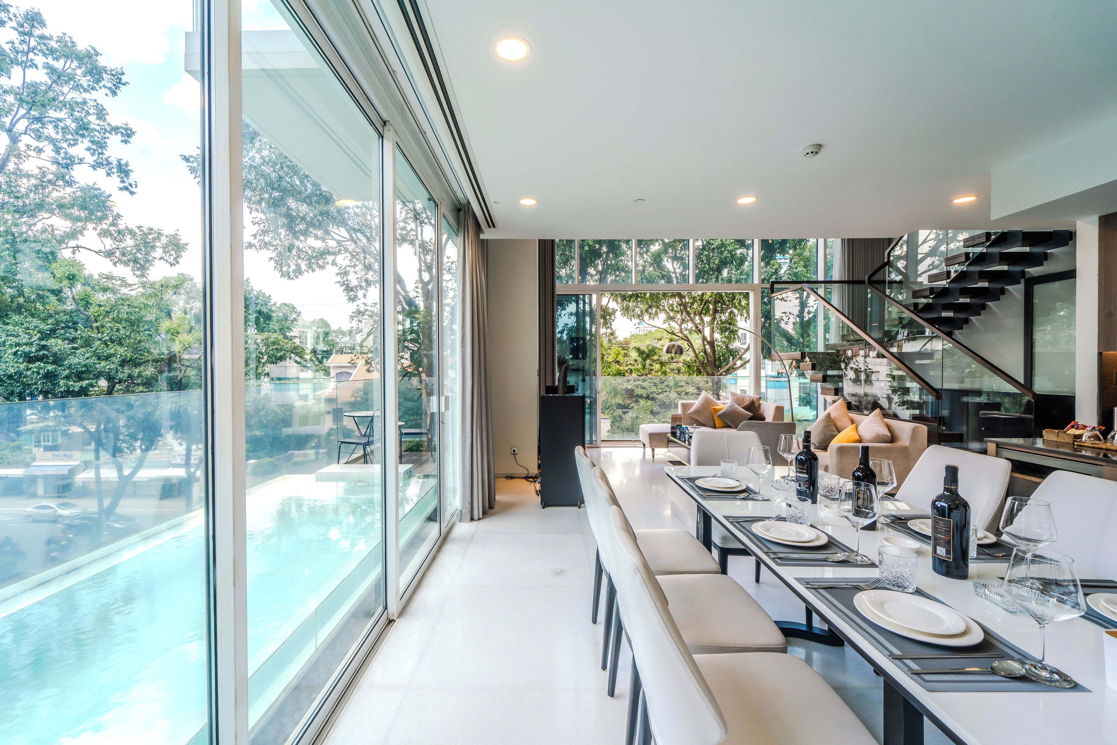 Family Apartment | Living area | 42-inch flat-screen TV with cable channels