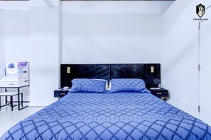 Desk, iron/ironing board, free WiFi, bed sheets