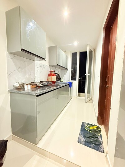 Charming 1-bedroom apartment with WiFi, AC in wonderful Zirakpur