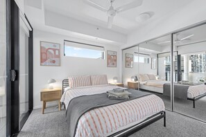 Iron/ironing board, travel crib, free WiFi, bed sheets