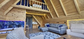 Elite bungalow, terras, uitzicht op vallei | Een laptopwerkplek, verduisterende gordijnen, geluiddichte muren