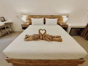 In-room safe, laptop workspace, blackout curtains, soundproofing