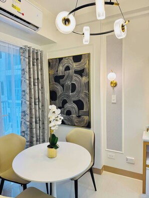 Condo, 2 Bedrooms, City View | Dining room - Stylish Condo Room in Iloilo City With Shared Pool (Iloilo)