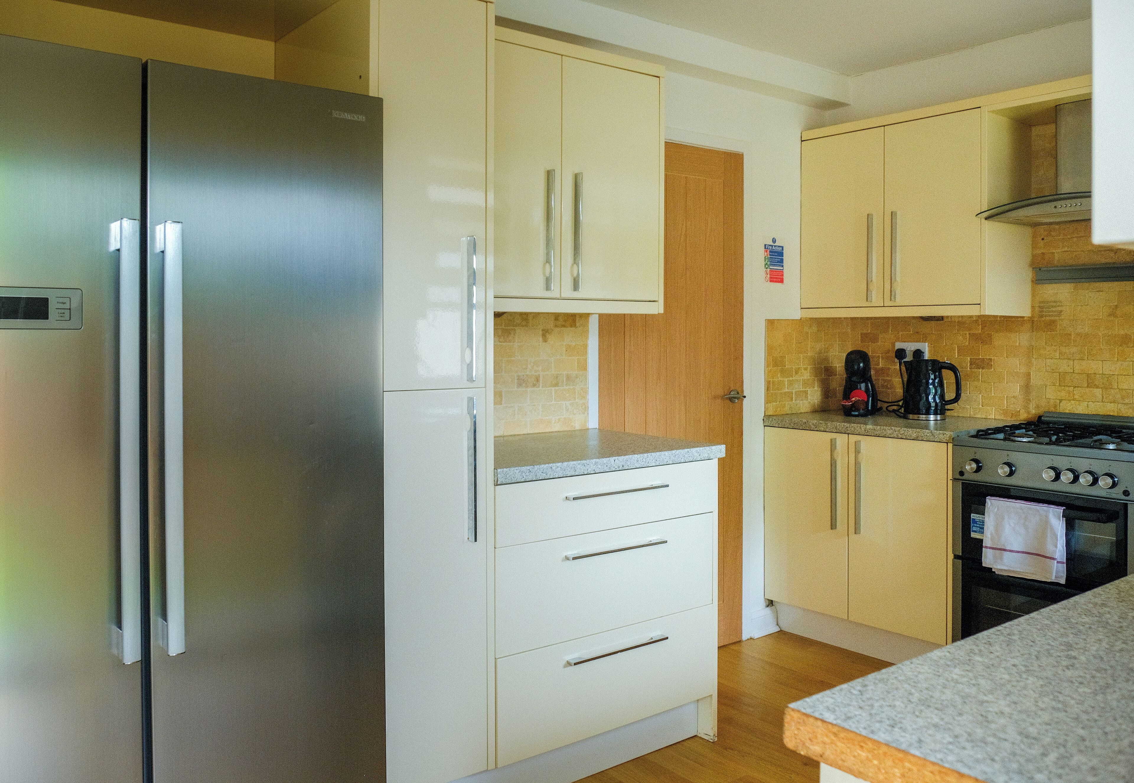 House, Patio | Private kitchen