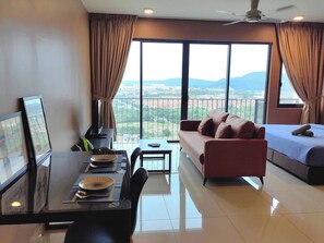 Studio, 1 Bedroom, Smoking, Garden View | Living room - Cozy Studio in Shah Alam With Mountain View (Shah Alam)