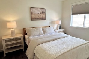 2 bedrooms, iron/ironing board, travel crib, WiFi