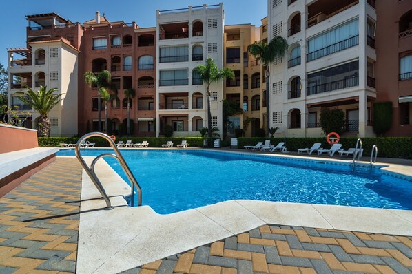 Apartment | Pool | Outdoor pool - Seaside Retreat for 9 Guests (Ayamonte)
