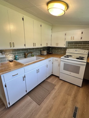 Microwave, oven, stovetop