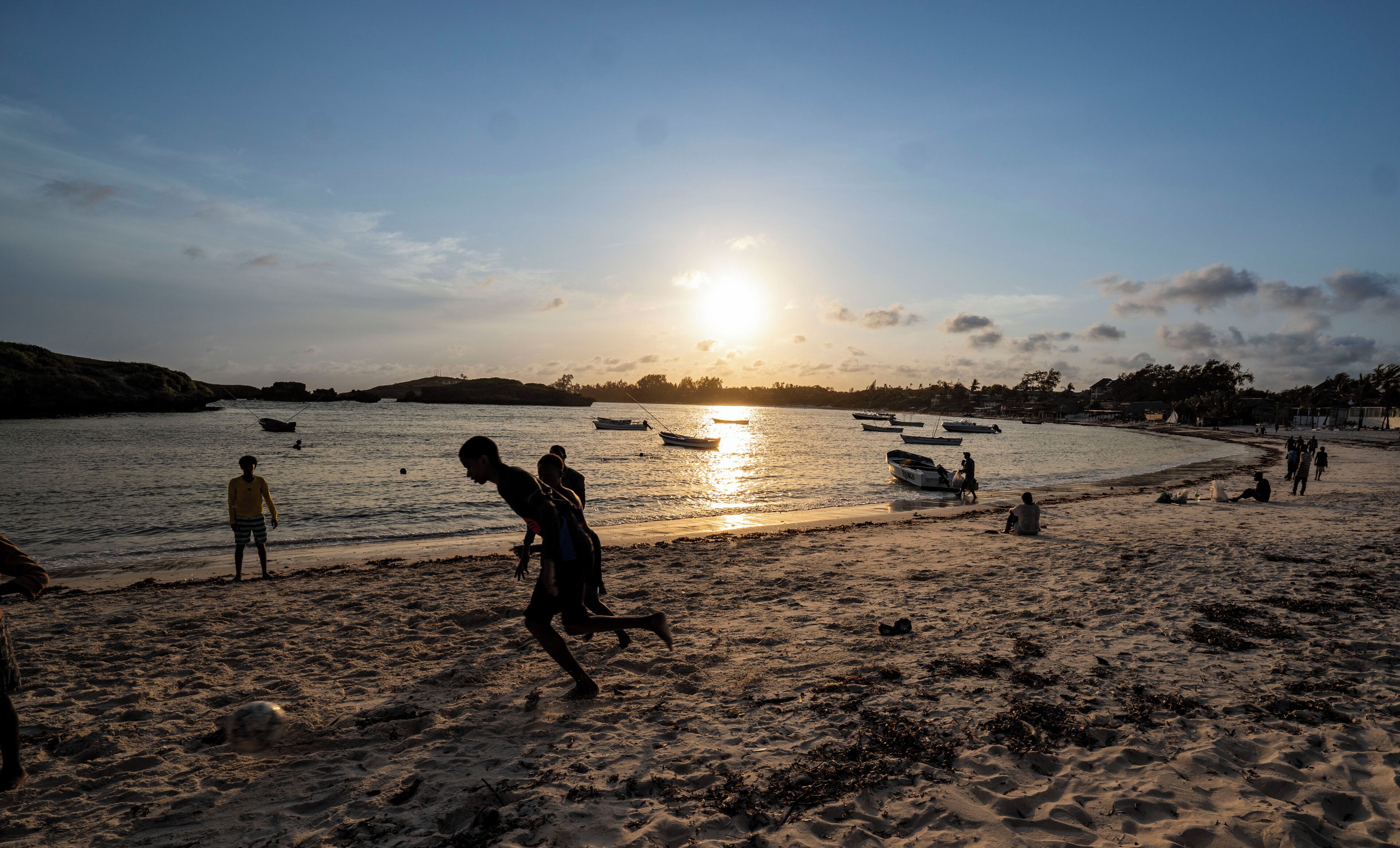 Beach nearby, white sand
