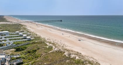 Buddy's Sandcastle, upscale beach destination with an old beachtown vibe