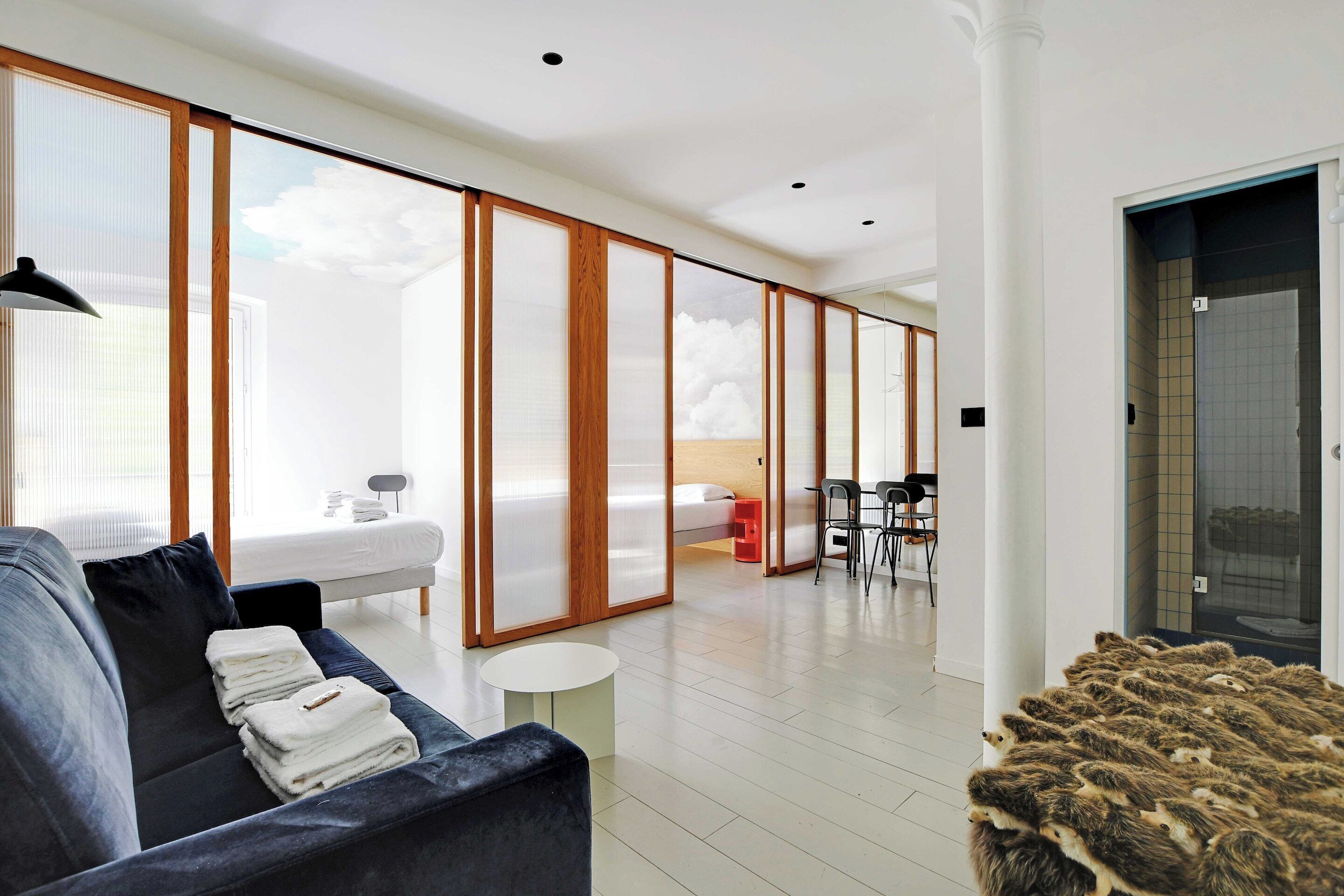 Apartment | 1 bedroom, laptop workspace, iron/ironing board, bed sheets