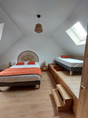 2 slaapkamers, een strijkplank/strijkijzer, wifi