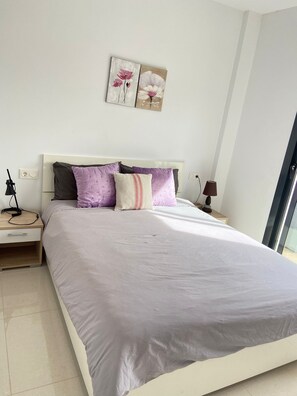 2 bedrooms, iron/ironing board