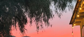 Mini farm vibe stationary RV in No.
 San Diego County with WiFi, AC. TV. Views.
