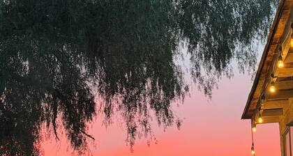 Mini farm vibe stationary RV in No.
San Diego County with WiFi, AC. TV. Views.