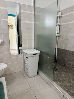 Towels, soap, toilet paper