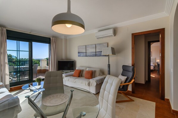 Living area - Golfside Penthouse in Isla Canela (Ayamonte)