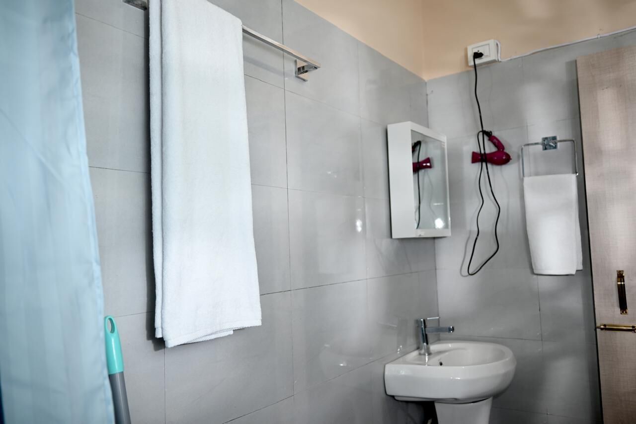 Deluxe Double Room | Bathroom | Shower, hair dryer, towels, soap