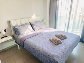 2 bedrooms, iron/ironing board