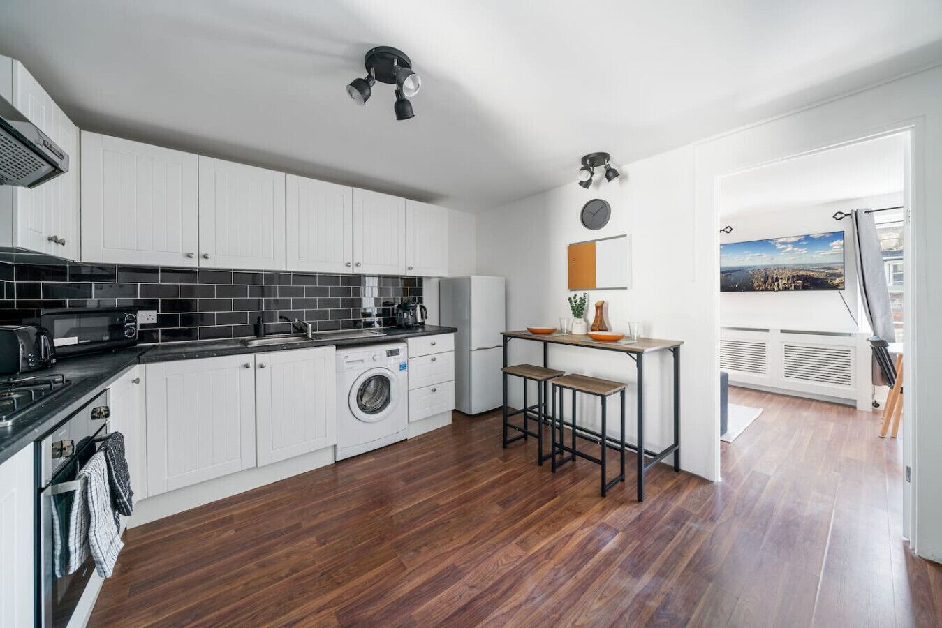 Microondas, horno y parrilla de estufa 