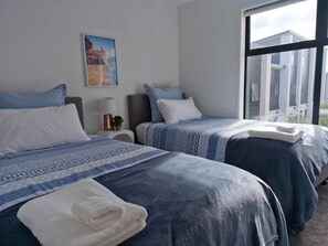 2 bedrooms, iron/ironing board, travel crib, WiFi