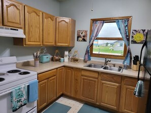 Microwave, oven, stovetop