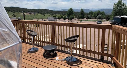 Unique Geodesic Glamping Dome with Mountain Views near Royal Gorge Canon City CO