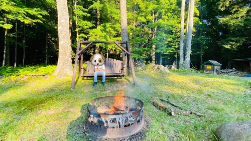 Iron River Luxury Cabin with dock, firepit & deck
