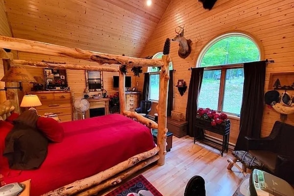 The master bedroom