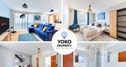 City Centre Flat • Free Parking • Sky TV • Fast Wifi • Self-Check-In