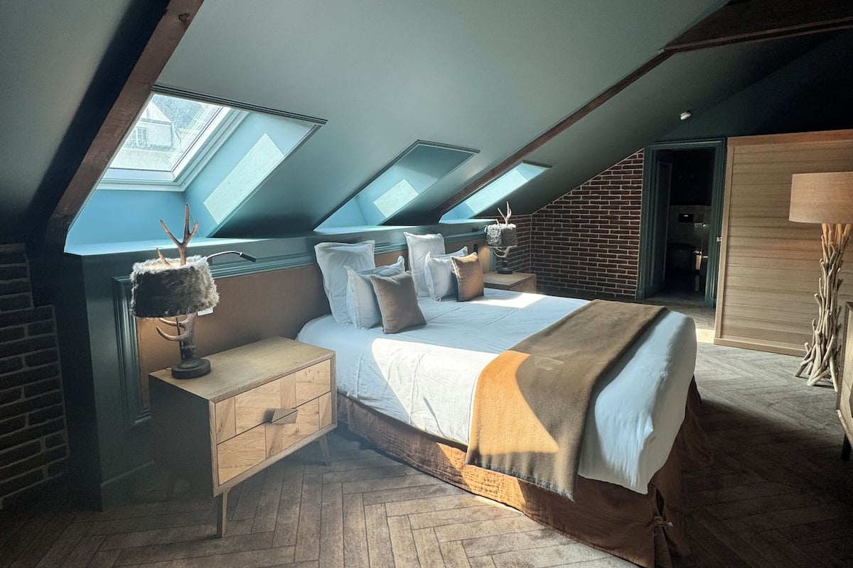 Room, 1 Queen Bed, Non Smoking, Pets Allowed (Foret de Laponie) | In-room safe, soundproofing, iron/ironing board, free WiFi